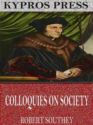 cover image of Colloquies on Society